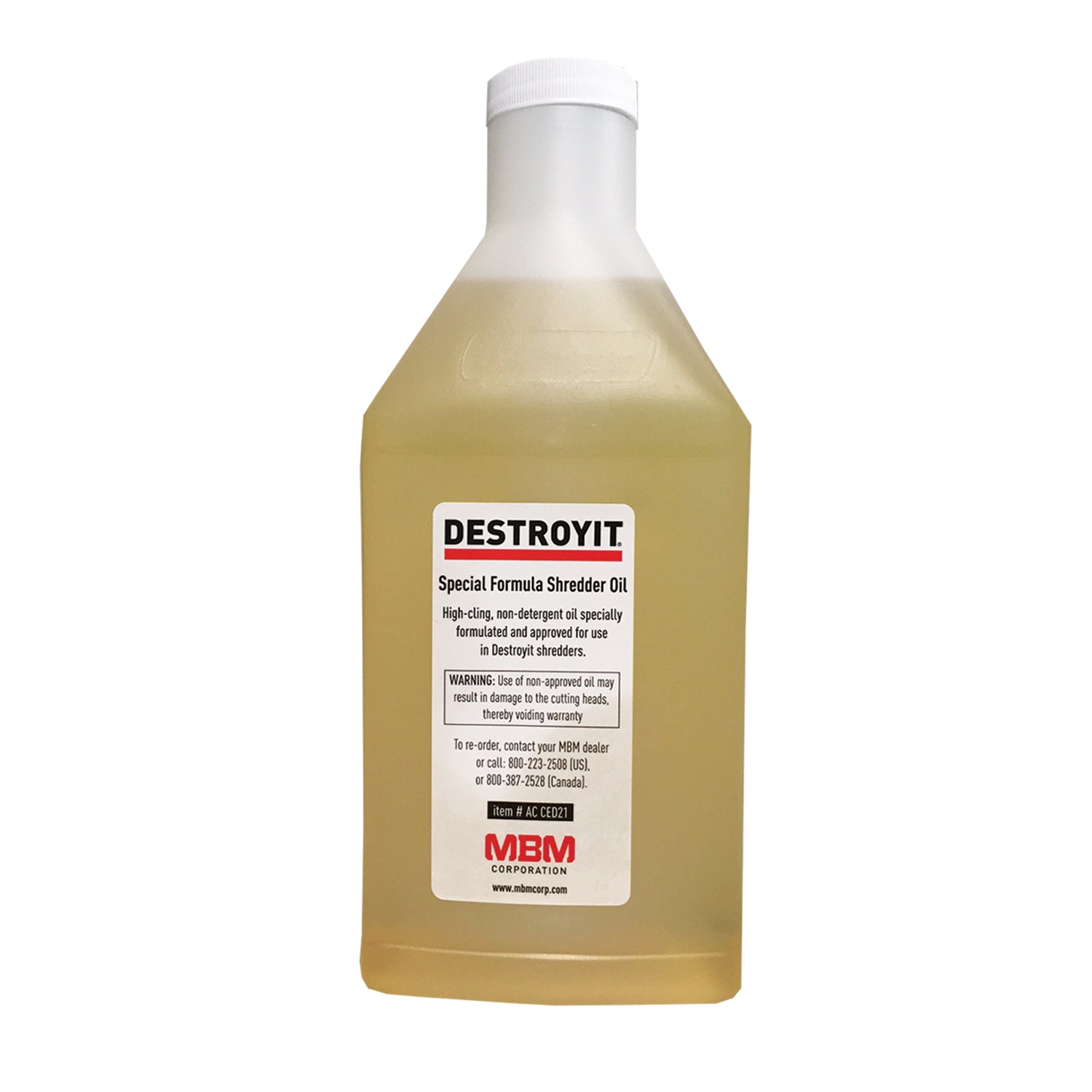 MBM Destroyit Shredder Oil for Auto-Oilers - 1 Quart Bottle